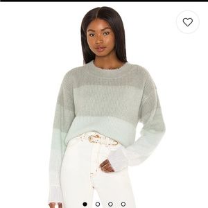 Free People Autumn Sky Knit Cozy Pullover Sweater